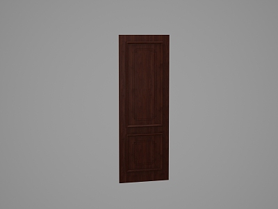 Wooden door 3d model