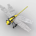LEGO toy blocks dragonfly insect 3d model
