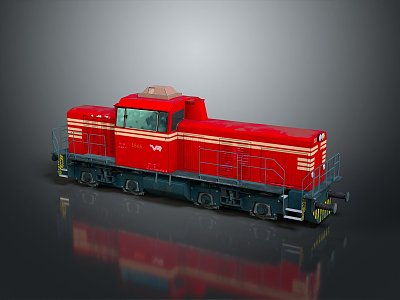 vintage train steam train carriage locomotive head steam carriage train vehicle 3d model