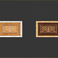 Two Decorative Wooden Storage Boxes With Intricate Patterns For Home Organizing