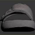 Gray Quilted Diamond Pattern Slippers With Soft Upper And Comfortable Sole