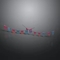 Colorful Decorative Bunting Flags For Festive Party Hanging Decoration