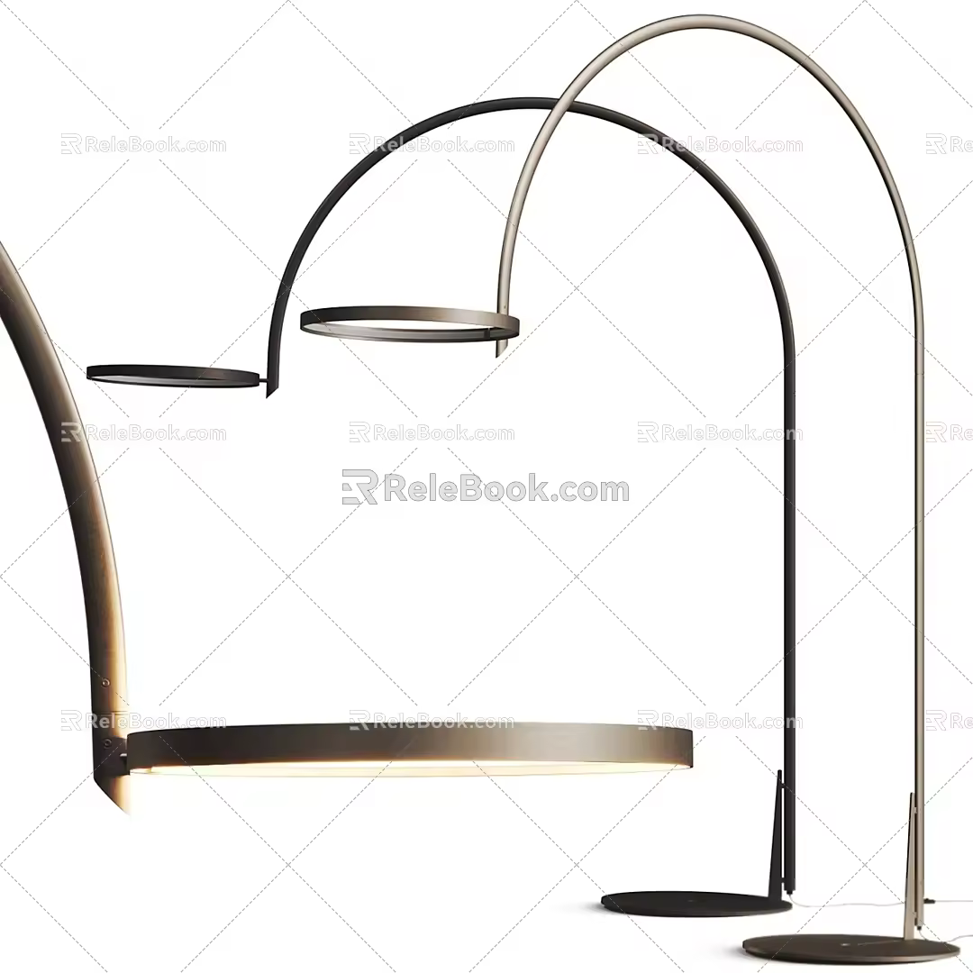 Modern floor lamp 3d model