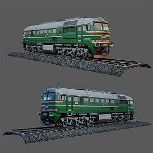 Modern Train 3d model