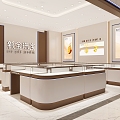 Jewelry Shop Gold Shop New Gold Jewelry 3d model