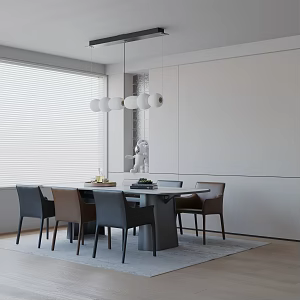 Modern dining table 3d model