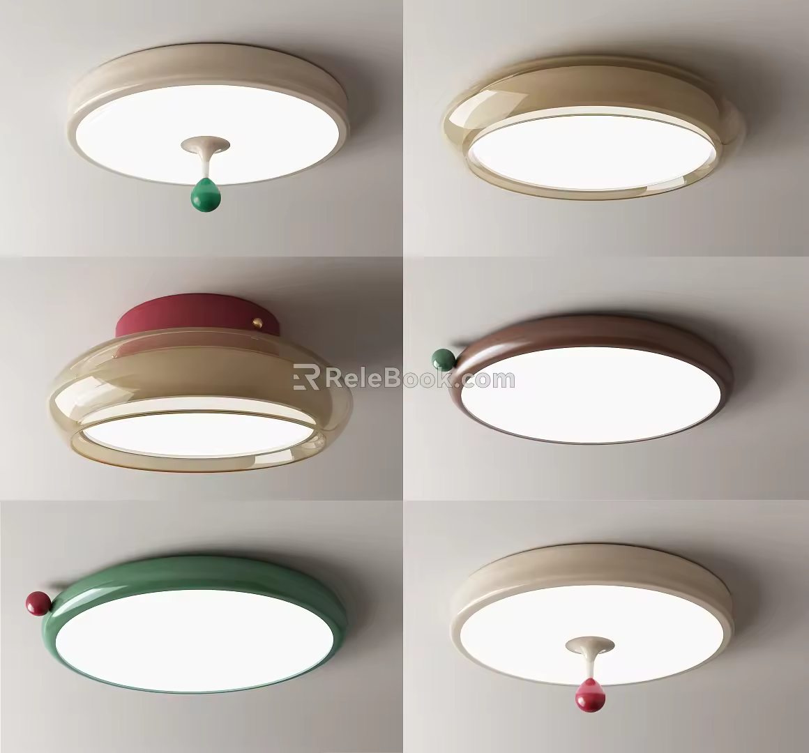 Children's room ceiling lamp 3d model