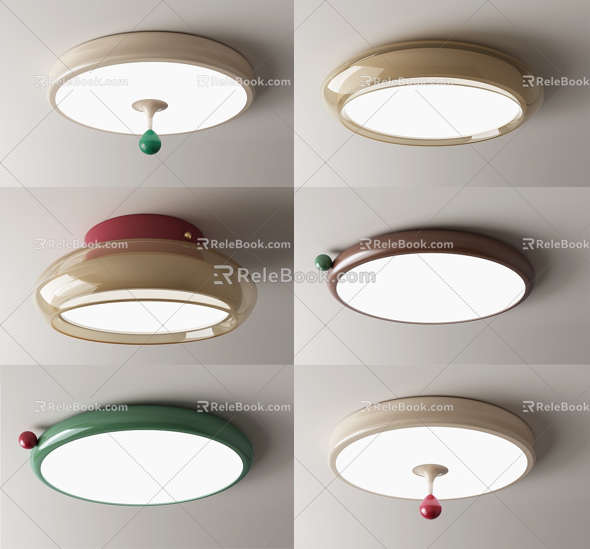 Children's room ceiling lamp 3d model