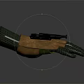 Character With Biomechanical Reptilian Scaled Glove Featuring Weapon Mechanism