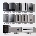 Assorted Household Appliances Featuring Multiple Colors and Different Styles Wall Mounted