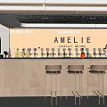 Amelie Cafe Interior Featuring Bar Counter Stools Craft Wine And Takeaway Drinks