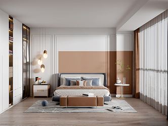 Modern Bedroom 3d model