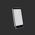 Sleek Digital Smart Phone With Touch Screen And Call Interface Design
