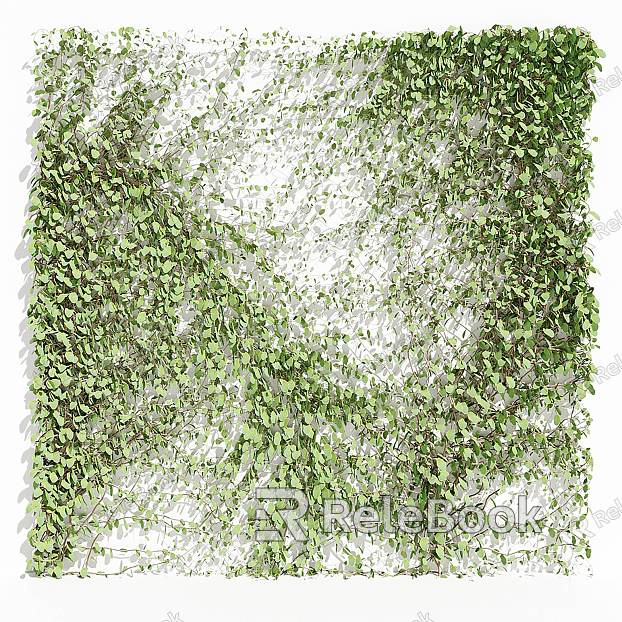 Greenery Vine Plant Wall model