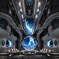 Modern Luxury KTV Interior With Colorful Lighting Large Screens Comfortable Seats And High Tech Decor