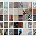 Various Patterned Square Rugs With Colorful Designs And Textures For Home Decor