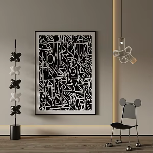 decorative painting 3d model