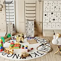 Indoor Play Equipment With Climbing Wall Wooden Toys Alphabet Mat Blocks And Easel
