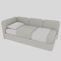 Upholstered Children's Bed with Padded Headboard Neutral Color Modern Design for Kids' Room