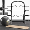 Essential Sports Equipment Including Dumbbell Rack Treadmill Elliptical Trainer Exercise Ball And Weight Bench