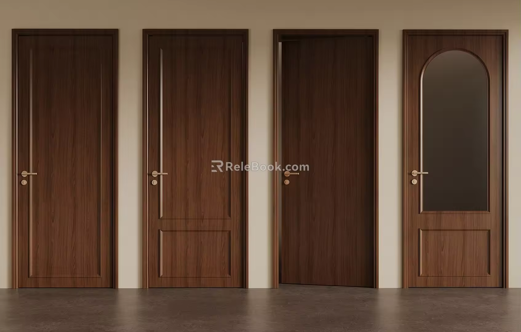 French Middle Gate 3d model