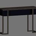 Modern Console Table With Gray Cabinet Metal Legs And Storage Drawers Design