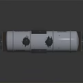 DANNER Grey Iron Tanker Car With Ladder And Railway Wheels Design