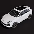 White Modern SUV With Sleek Exterior Design And Black Alloy Wheels