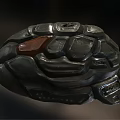 modern turtle shell 3d model