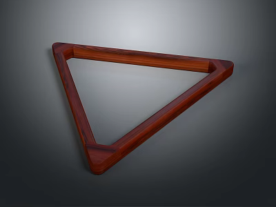 High Quality Wooden Triangular Frame For Sports Training Equipment 3d model