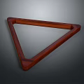 High Quality Wooden Triangular Frame For Sports Training Equipment 3d model
