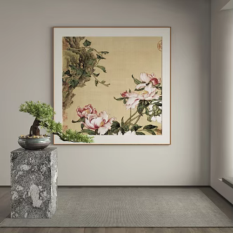 New Chinese Decorative Painting 3d model