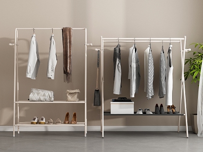 Modern Hanger Shoe Rack model