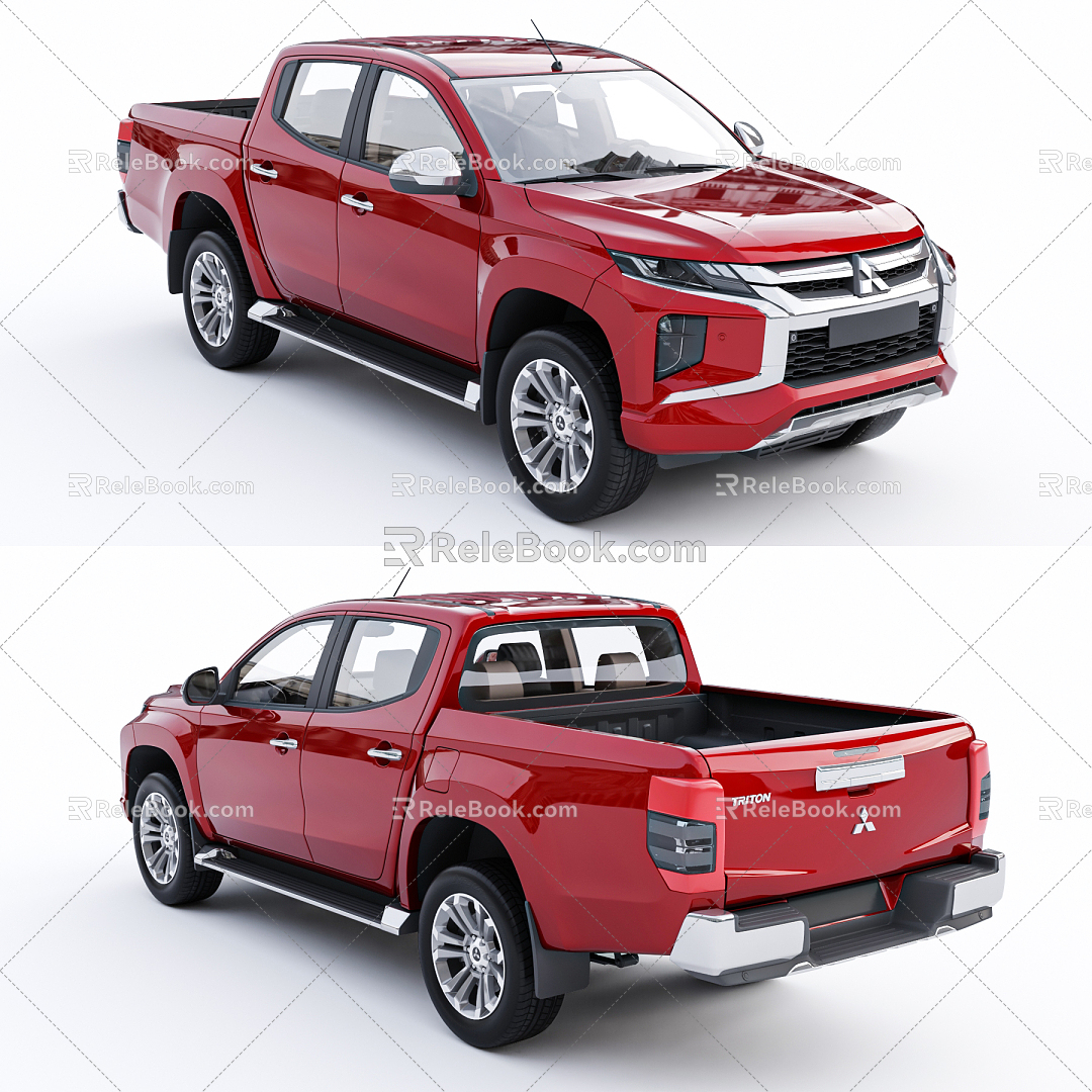 Hyundai Mitsubishi Pickup 3d model