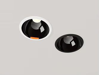 Modern Downlight Spotlight Black Cup Spotlight 3d model