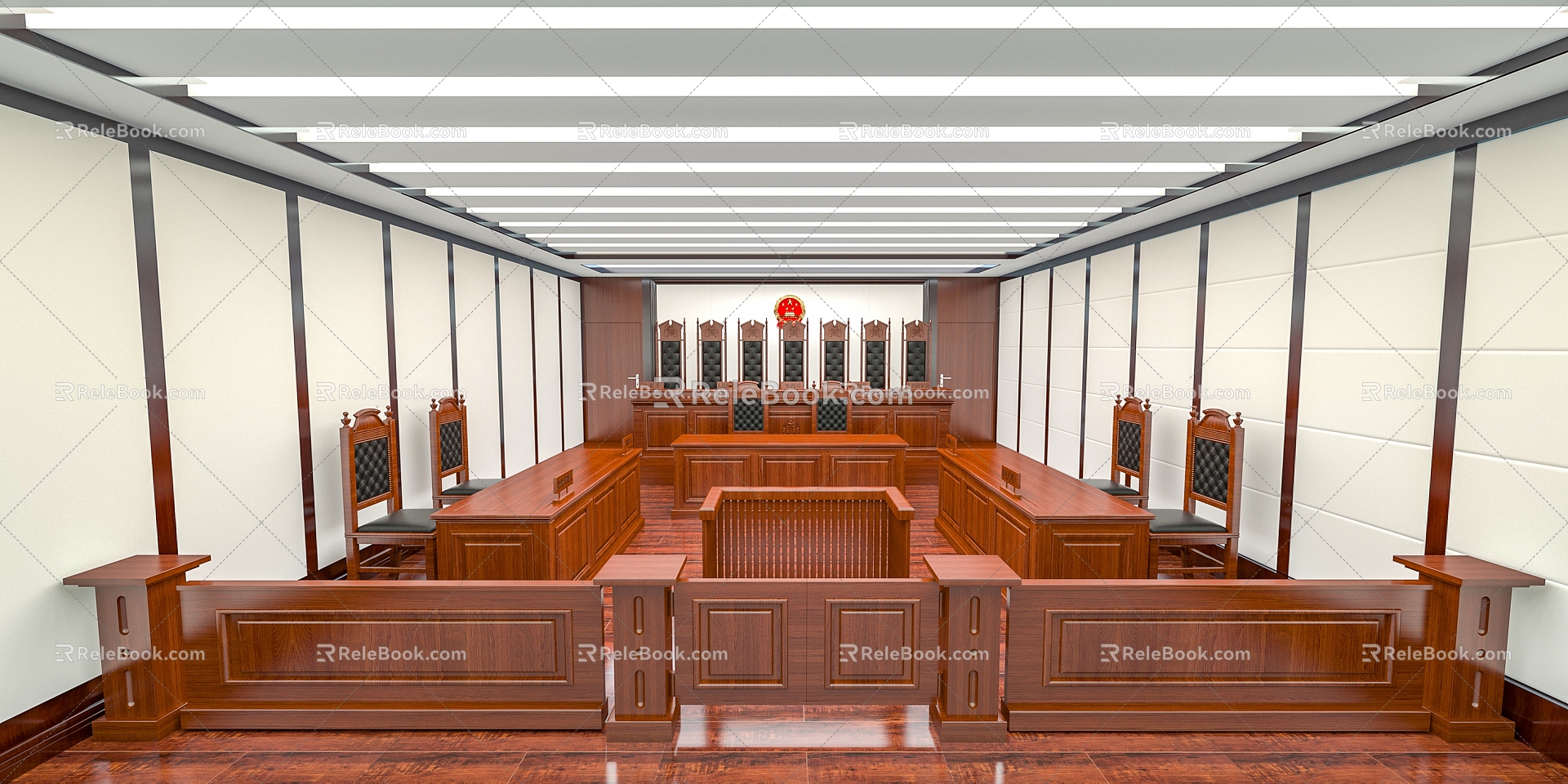 The Modern Court 3d model