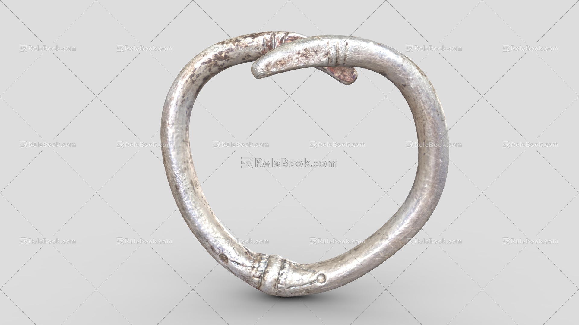 Modern Ring Bracelet 3d model