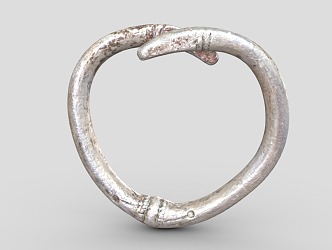 Modern Ring Bracelet 3d model