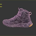 Black High Top Outdoor Boots With Yellow Accents And Non Slip Sole For Daily Wear
