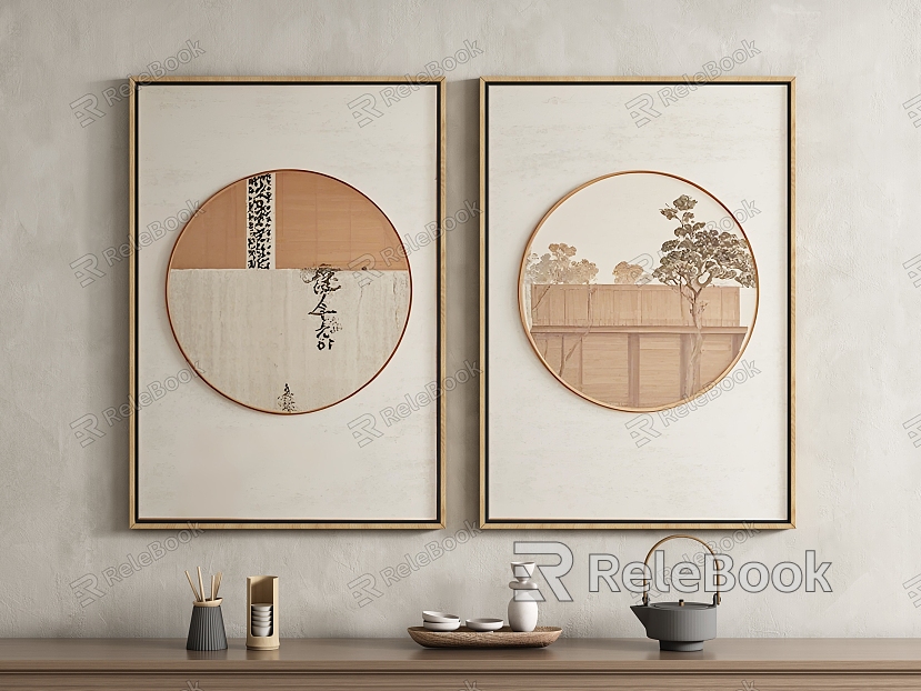 New Chinese Hanging Painting Decorative Painting model