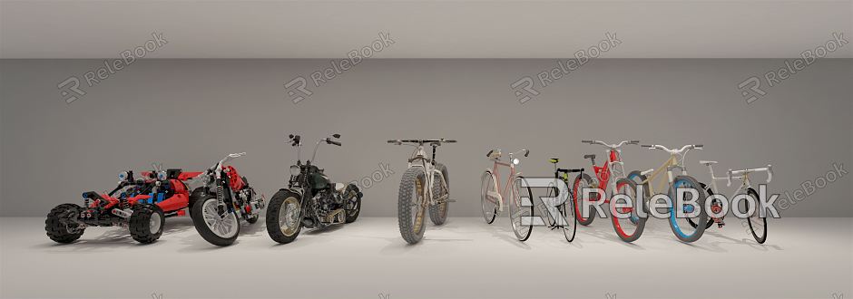 Modern Bicycle Motorcycle Bike Mountain Bike model