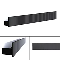 Efficient Black Striped Laundry Cleaning Strip For Daily Household Use