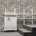 Modern disabled elevator disabled elevator 3d model