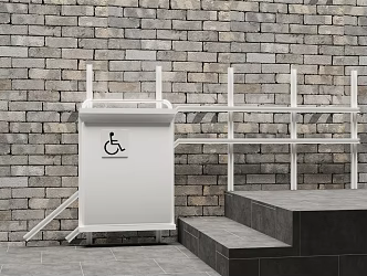 Modern disabled elevator disabled elevator 3d model