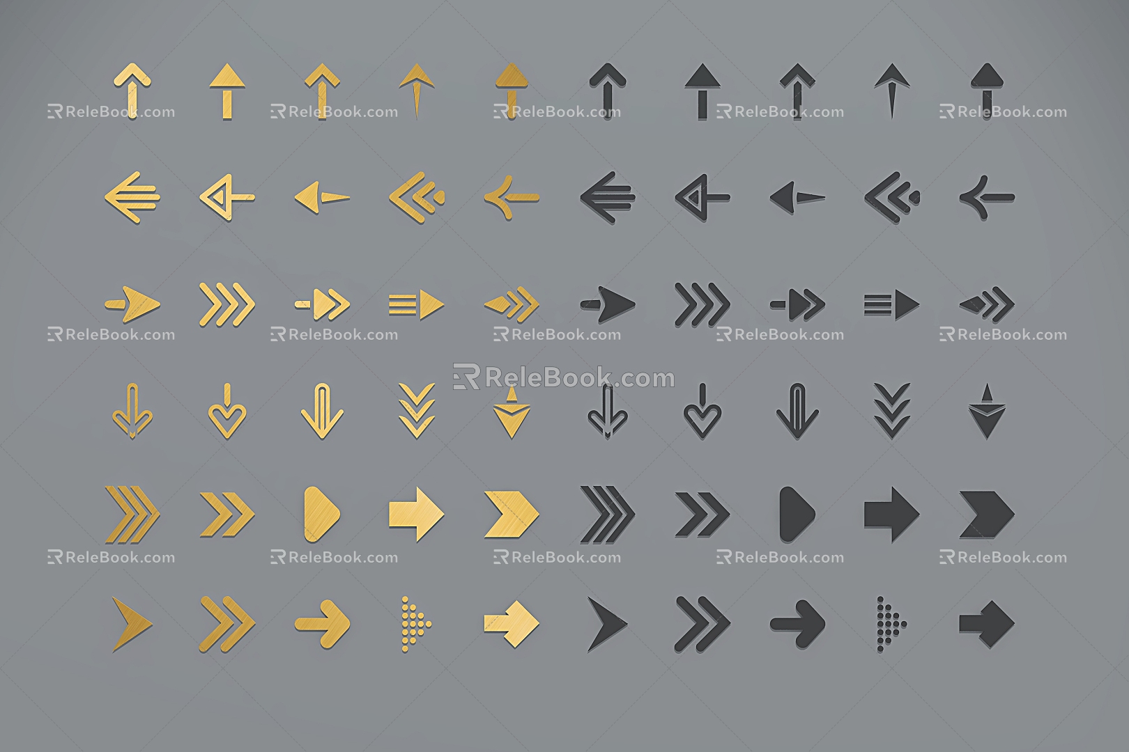 Arrow symbol icon 3d model