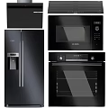 Modern Kitchen Appliance Double Door Refrigerator With Water Dispenser And Digital Temperature