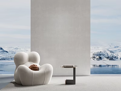 Single sofa 3d model