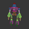 Robot Assistant Small Robot Butler Robot Butler Figure Game Figure 3d model