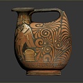 African Cultural Relics African Pot African Pottery Pot Pottery Pot Ceramic Pot Cultural Relics Pot Tile Tile 3d model