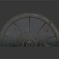 Medieval Canvas Tent Structure With Arched Frame And Durable Fabric Cover